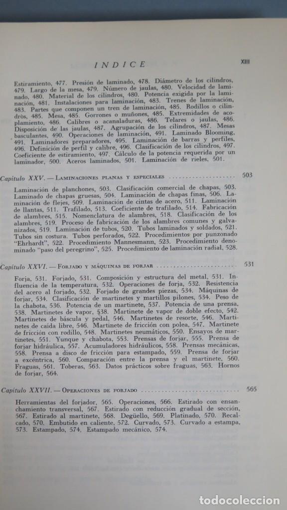 Libros de segunda mano: SIDERURGIA. PASCUAL A. PEZZANO - Foto 9