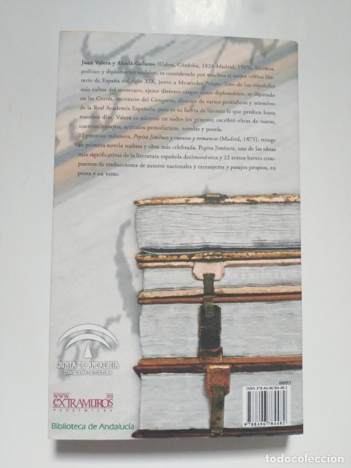 Libros de segunda mano: FACS&Iacute;MIL: PEPITA JIMENEZ Y CUENTOS, Y ROMANCES.- JUAN VALERA - Foto 3