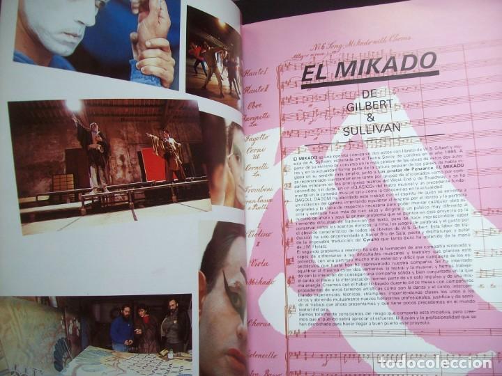 Libros de segunda mano: PROGRAMA TEATRO. DAGOLL DAGOM. EL MIKADO. DE GILBERT & SULLIVAN. - Foto 2