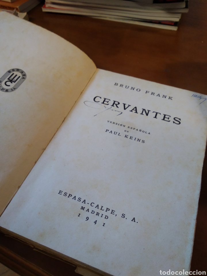 Libros de segunda mano: BRUNO FRANK. CERVANTES. #4355 - Foto 3