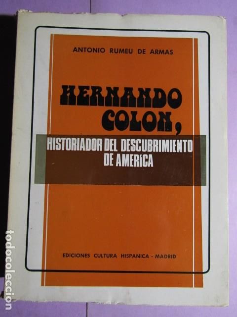 Libros de segunda mano: HERNANDO COLON; ANTONIO RUMEU DE ARMAS - Foto 1