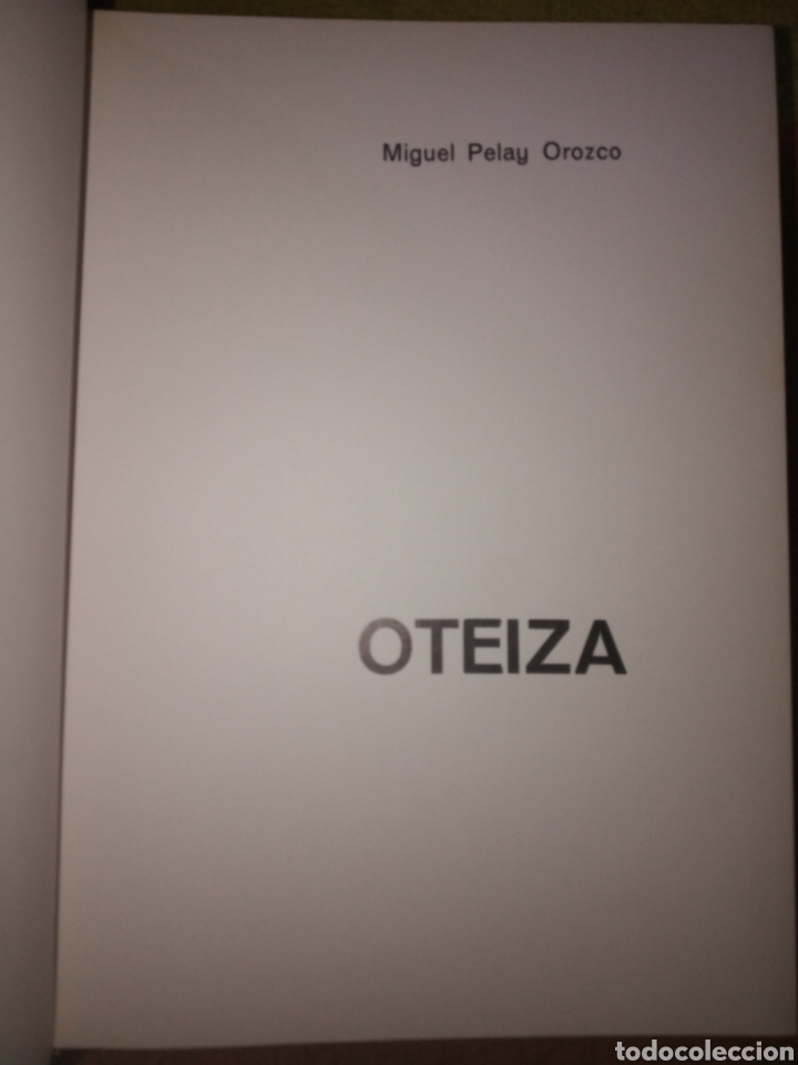Libros de segunda mano: Oteiza. Miguel Pelayo Orozco - Foto 3