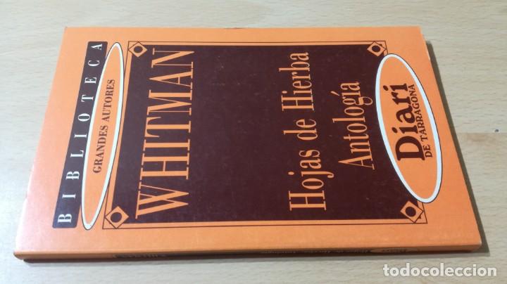 Livres d'occasion: HOJAS DE HIERBA - WALT WHITMAN - ANTOLOGIA - DIARI DE TARRAGONA		LL503	LL503