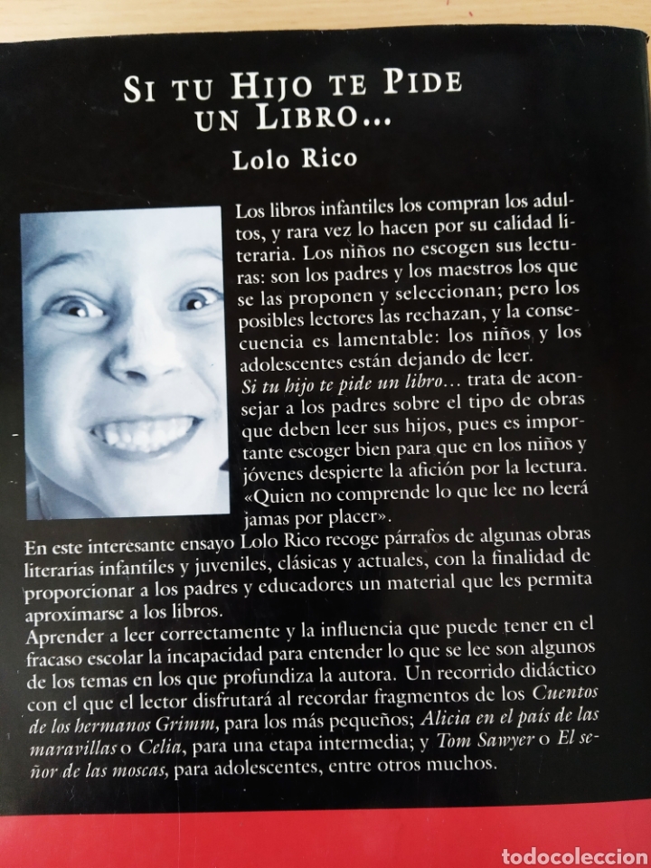 Libros de segunda mano: Si tu hijo te pide un libro... Lolo Rico. Libro - Foto 3