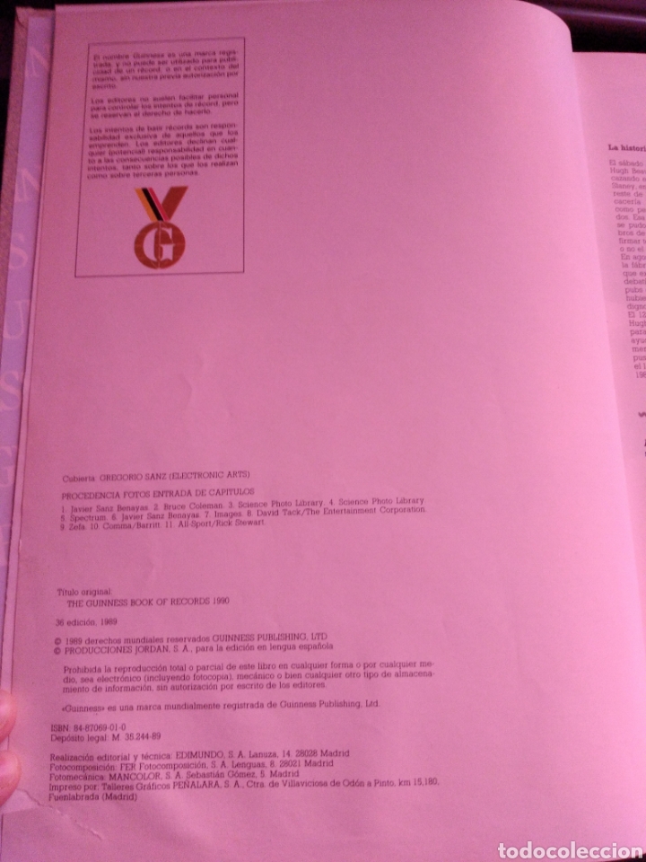 Libros de segunda mano: Libro Guinnes de los r&eacute;cords 1990 - Foto 4