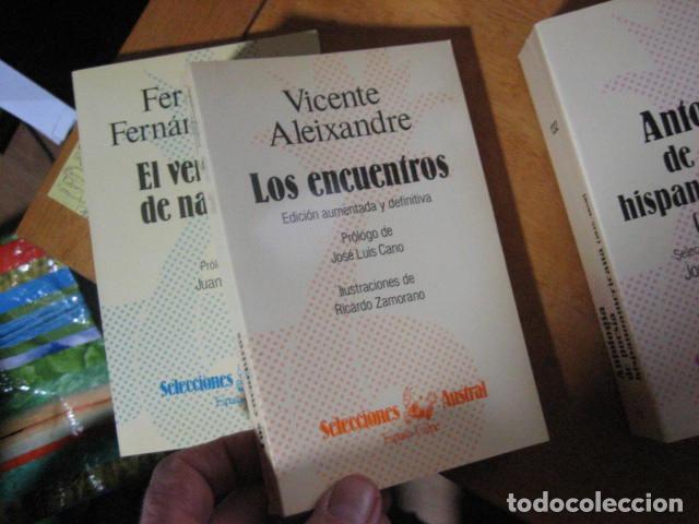 Libros de segunda mano: VICENTE ALEIXANDRE LOS ENCUENTROS AUSTRAL  COMO NUEVO - Foto 1