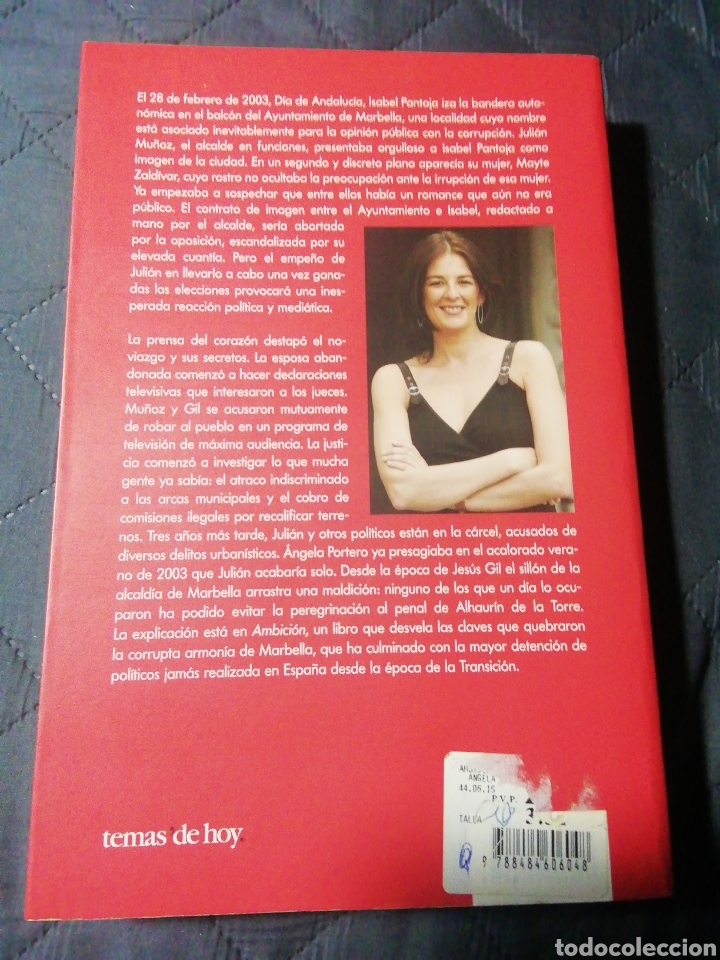 Libros de segunda mano: AMBICI&Oacute;N. ANGELA PORTERO - Foto 2