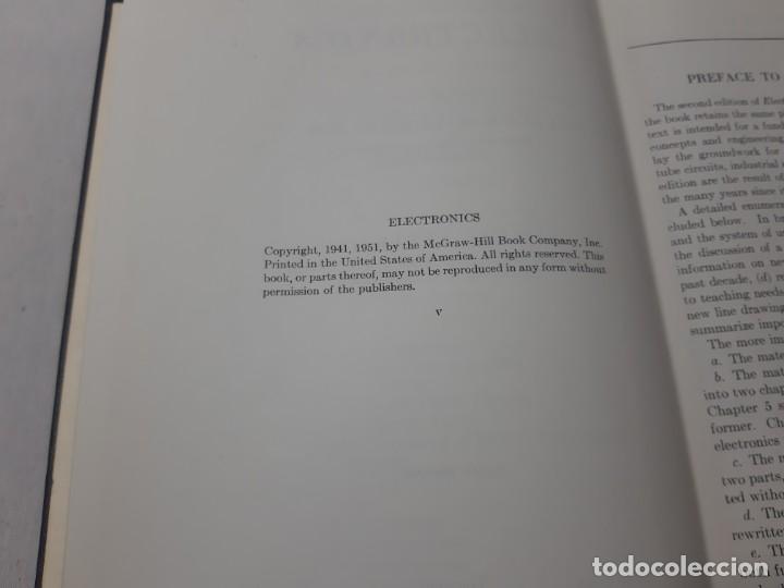 Libros de segunda mano: Electronics by J. Millman (1951) - Millman, J. - Foto 5