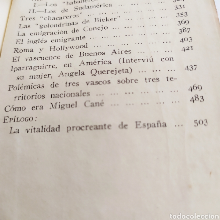 Libros de segunda mano: Los emigrantes pr&oacute;speros ediciones crisol 1944 - Foto 4