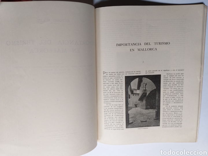 Libros de segunda mano: Importancia del turismo en Mallorca . Antonio Mulet . 1945 - Foto 8