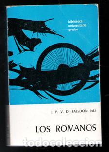 Libros de segunda mano: Los romanos, Balsdon - Foto 1