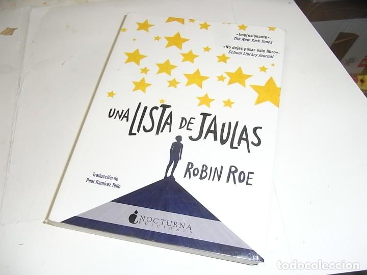 Libros de segunda mano: Robin Roe, Una lista de jaulas, Nocturna - Foto 1