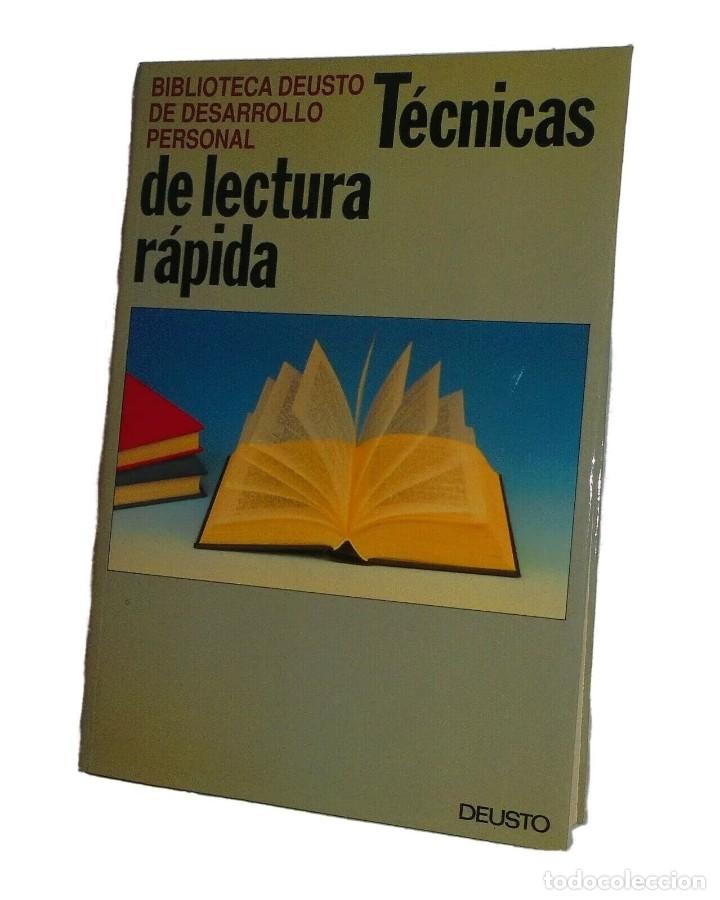 Libros de segunda mano: T&Eacute;CNICAS DE LECTURA R&Aacute;PIDA EDICIONES DEUSTO 1991 - Foto 1