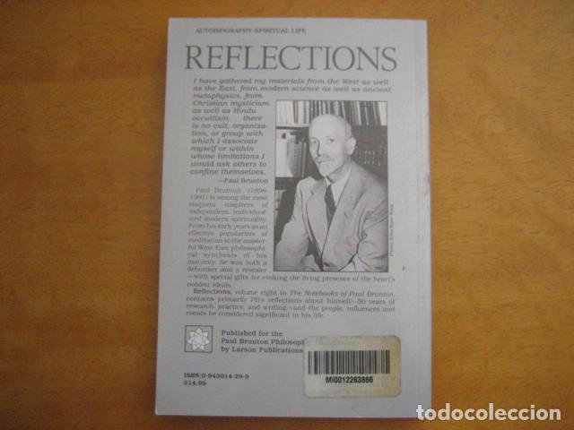 Libros de segunda mano: PAUL BRUNTON - REFLECTIONS ON MY LIFE AND WRITINGS - Foto 2