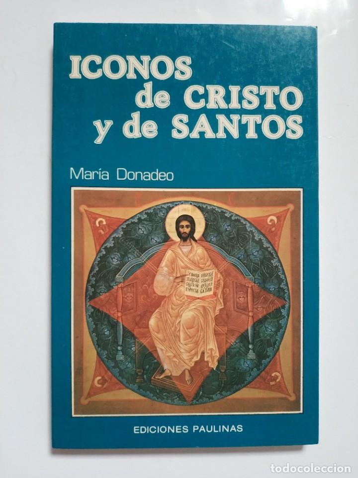 Libros de segunda mano: ICONOS DE CRISTO Y DE SANTOS.- MARIA DONADEO - Foto 1