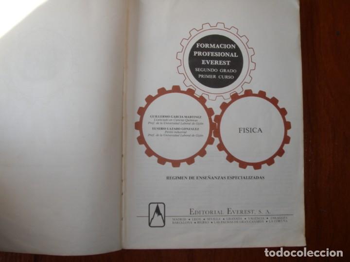 Libros de segunda mano: LIBRO FISICA ED EVEREST 1 FP2 a&ntilde;o 1976 - Foto 2