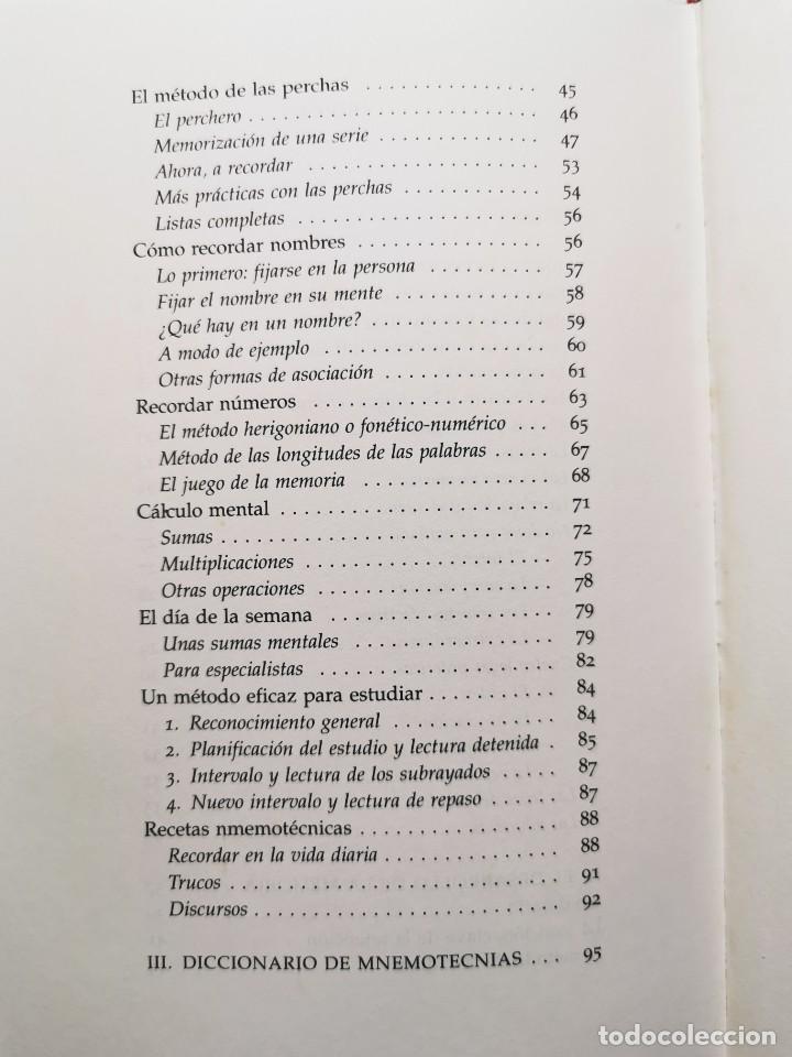 Libros de segunda mano: AYUDANDO A LA MEMORIA (JOSEP M. ALBAIG&Egrave;S) - Foto 3