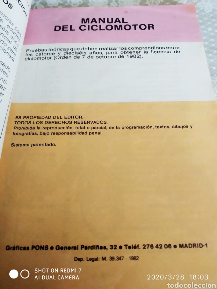 Libros de segunda mano: Manual del ciclomotor ense&ntilde;anza programada - Foto 4
