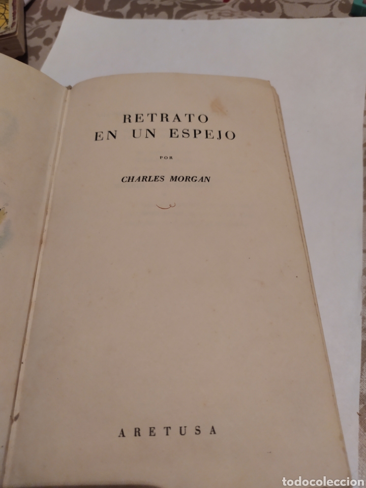 Libros de segunda mano: Retrato de un espejo 1&deg; edici&oacute;n de Charles morgan - Foto 4