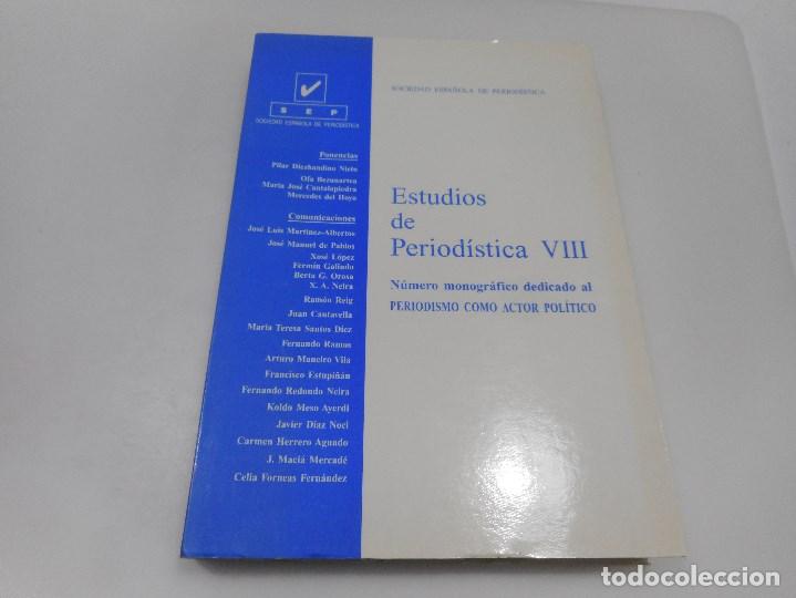 Libros de segunda mano: VV.AA   Estudios de period&iacute;stica VIII    Y99801W - Foto 1