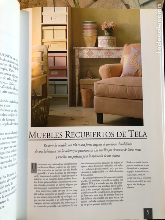 Libros de segunda mano: Libro Telas y Complementos. Decoraci&oacute;n y dise&ntilde;o. &Aacute;gata 1998 - Foto 6