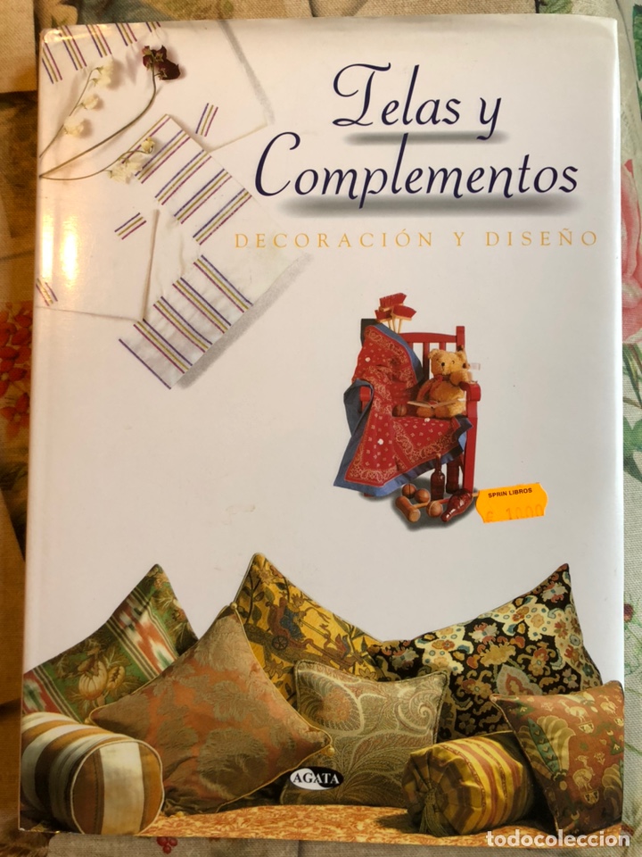 Libros de segunda mano: Libro Telas y Complementos. Decoraci&oacute;n y dise&ntilde;o. &Aacute;gata 1998 - Foto 1