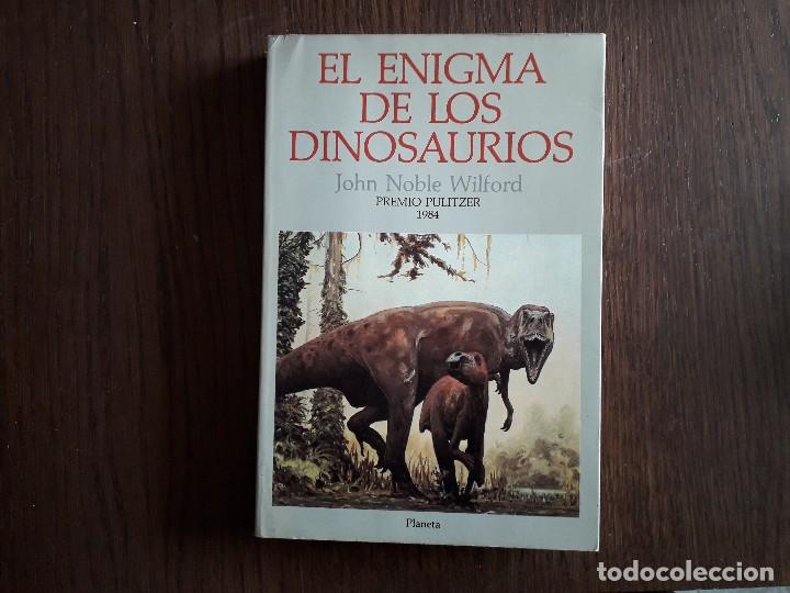 Libros de segunda mano: libro usado, El enigma de los dinosaurios, John Noble Wilford. Planeta. - Foto 1