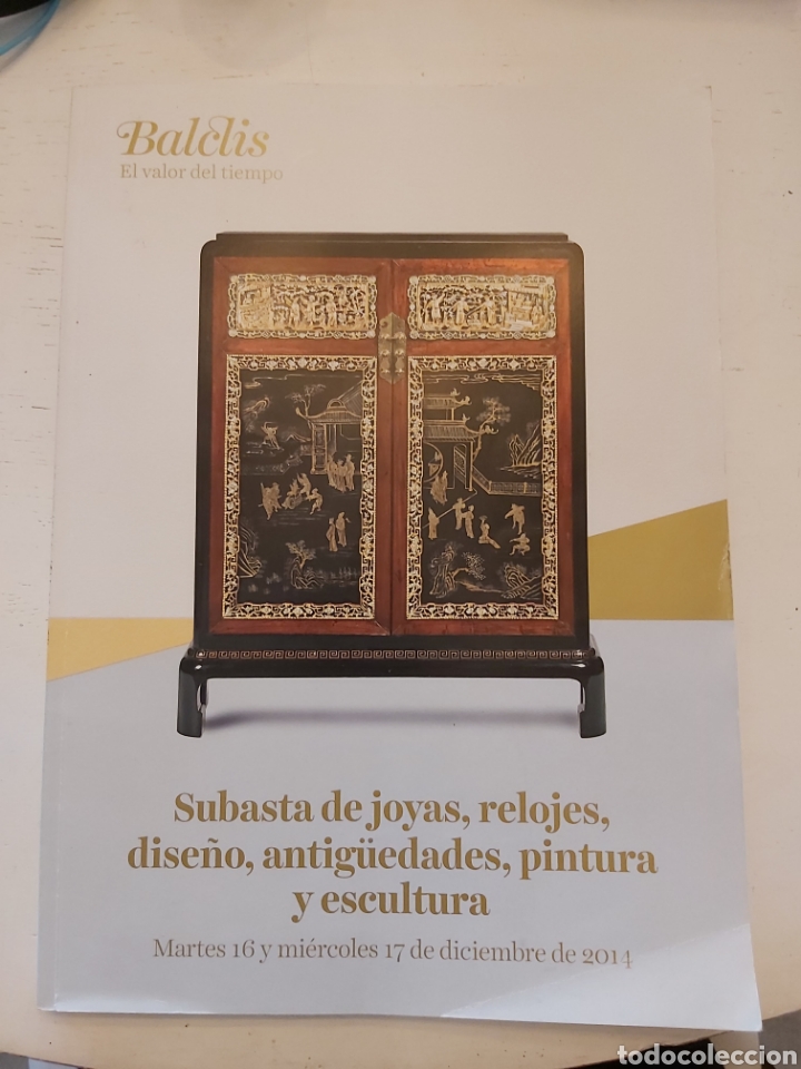 Libros de segunda mano: CAT&Aacute;LOGO DE LA CASA DE SUBASTAS BALCLIS DICIEMBRE 2014