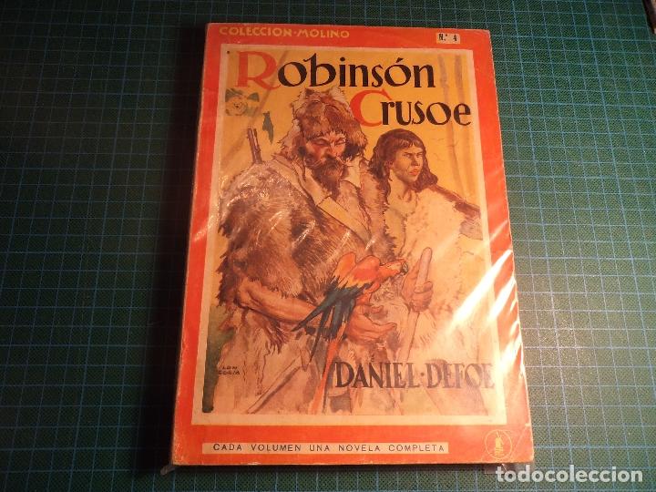 Libros de segunda mano: Coleccion molino n&deg; 4. Robinson crusoe. (B-37). - Foto 1