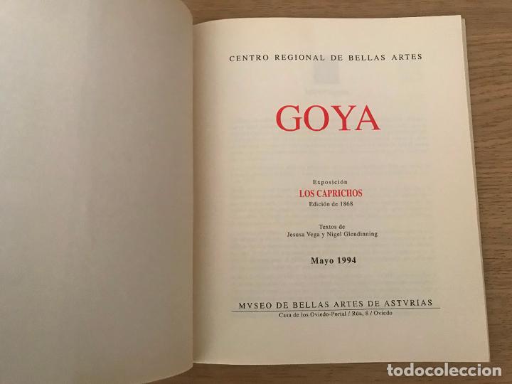 Libros de segunda mano: GOYA. LOS CAPRICHOS. EXPOSICION 1868 - MAYO 1994 - Foto 2