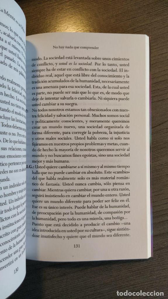 Libros de segunda mano: LA MENTE ES UN MITO. U.G KRISHNAMURTI. Editorial: SIRIO - Foto 2