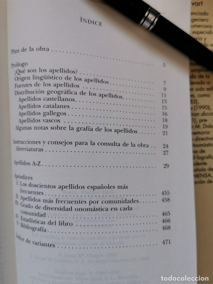 Libros de segunda mano: EL GRAN LIBRO DE LOS APELLIDOS. (JOSEP M&ordf; ALBAIG&Egrave;S) - Foto 2
