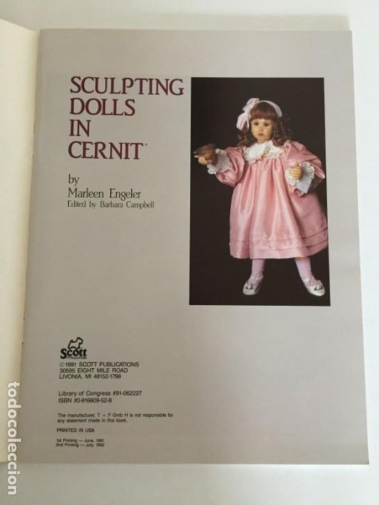 Libros de segunda mano: SCULPTING DOLLS IN CERNIT - Foto 2
