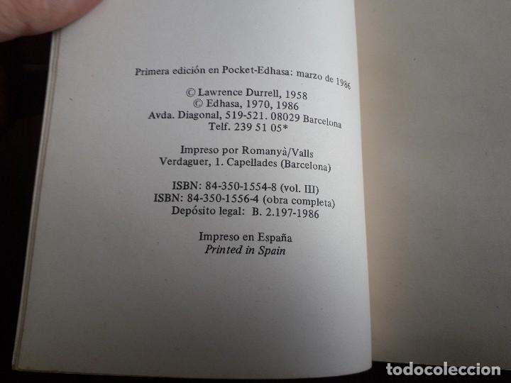 Libros de segunda mano: libro usado, Mountolive el cuarteto de Alejandria, Lawrence Durrell, Pocket edhasa - Foto 2