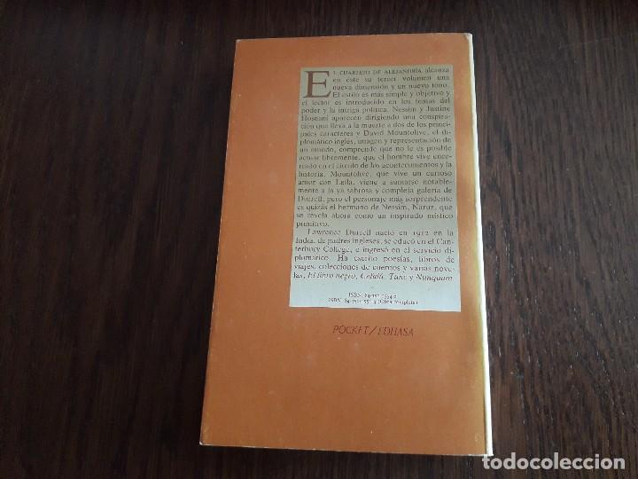 Libros de segunda mano: libro usado, Mountolive el cuarteto de Alejandria, Lawrence Durrell, Pocket edhasa - Foto 3