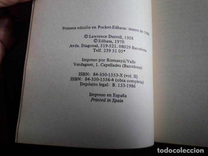 Libros de segunda mano: libro usado, Balthazar el cuarteto de Alejandria, Lawrence Durrell, Pocket edhasa - Foto 2