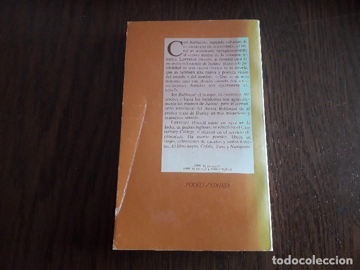 Libros de segunda mano: libro usado, Balthazar el cuarteto de Alejandria, Lawrence Durrell, Pocket edhasa - Foto 3
