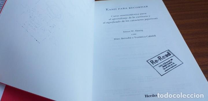 Libros de segunda mano: Kanji para recordar --- J. W. Heisig - Foto 5