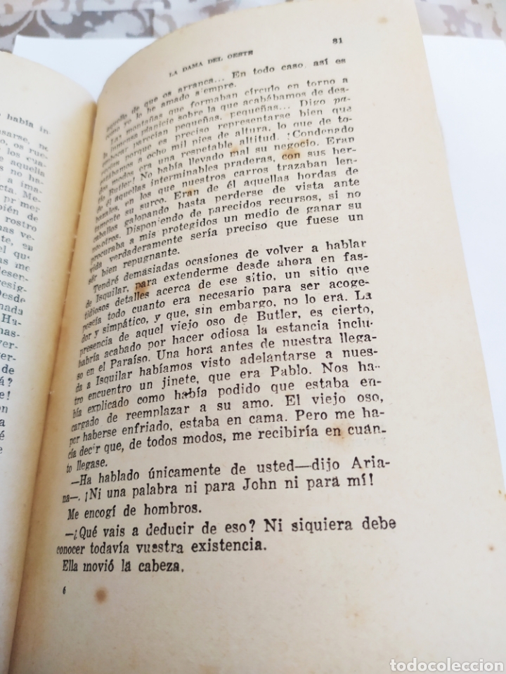 Libros de segunda mano: La dama del oeste por Pierre Benoit 1942. - Foto 4