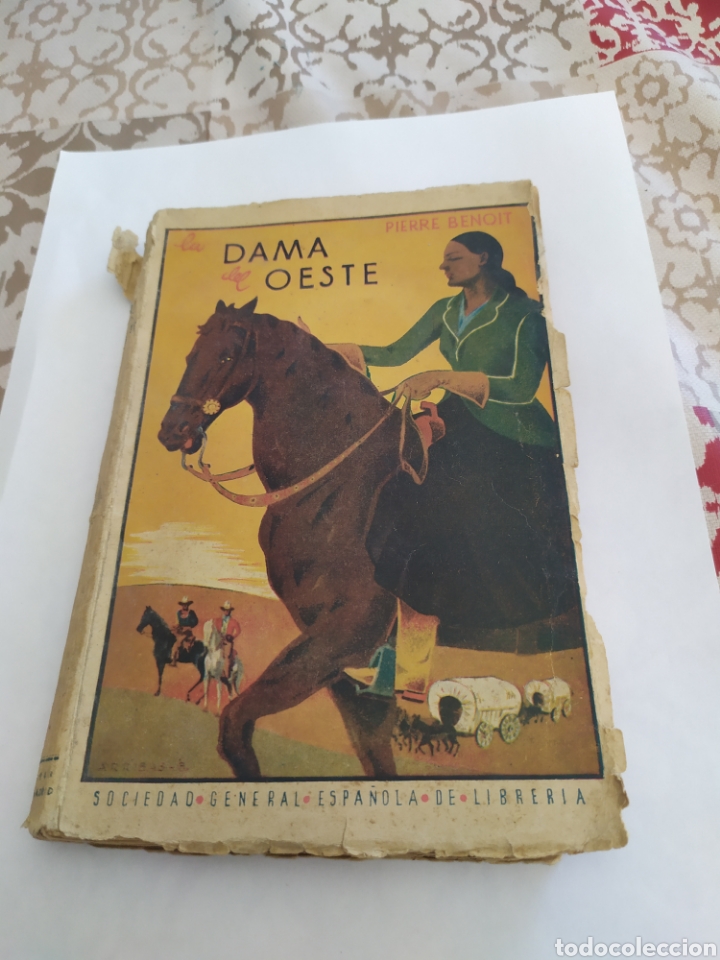 Libros de segunda mano: La dama del oeste por Pierre Benoit 1942. - Foto 1