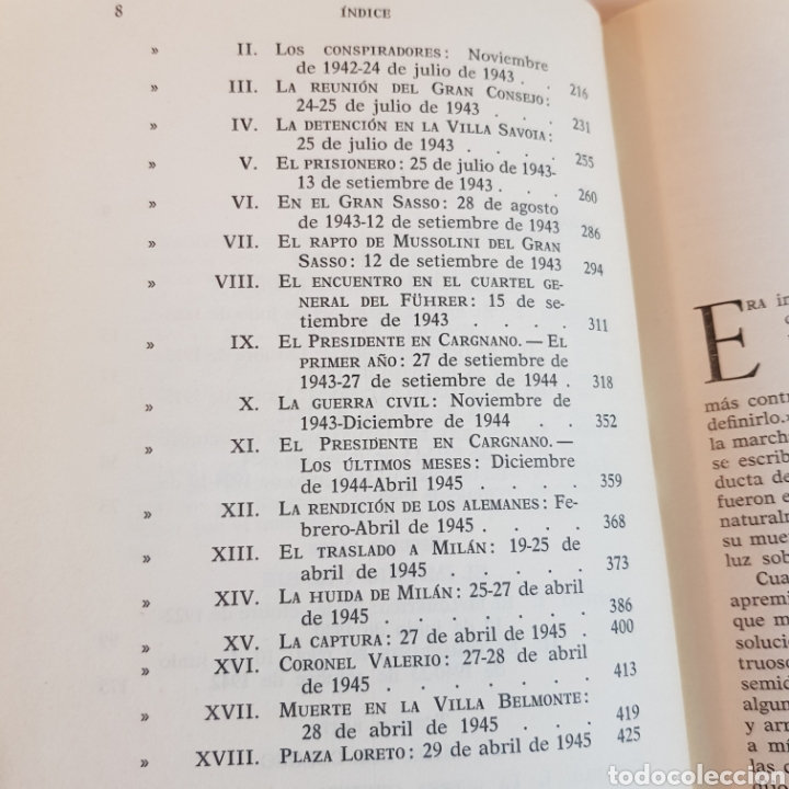Libros de segunda mano: MUSSOLINI 1963 CHRISTOPHER HIBBERT - ED. POMAIRE - Foto 8