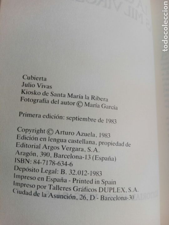 Libros de segunda mano: Libro La casa de las mil V&iacute;rgenes de Arturo Azuela - Foto 3