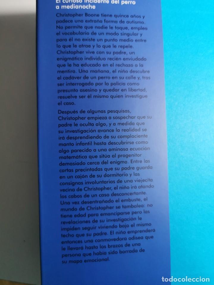 Libros de segunda mano: EL CURIOSO INCIDENTE DEL PERRO A MEDIANOCHE. (MARK HADDON) - Foto 2