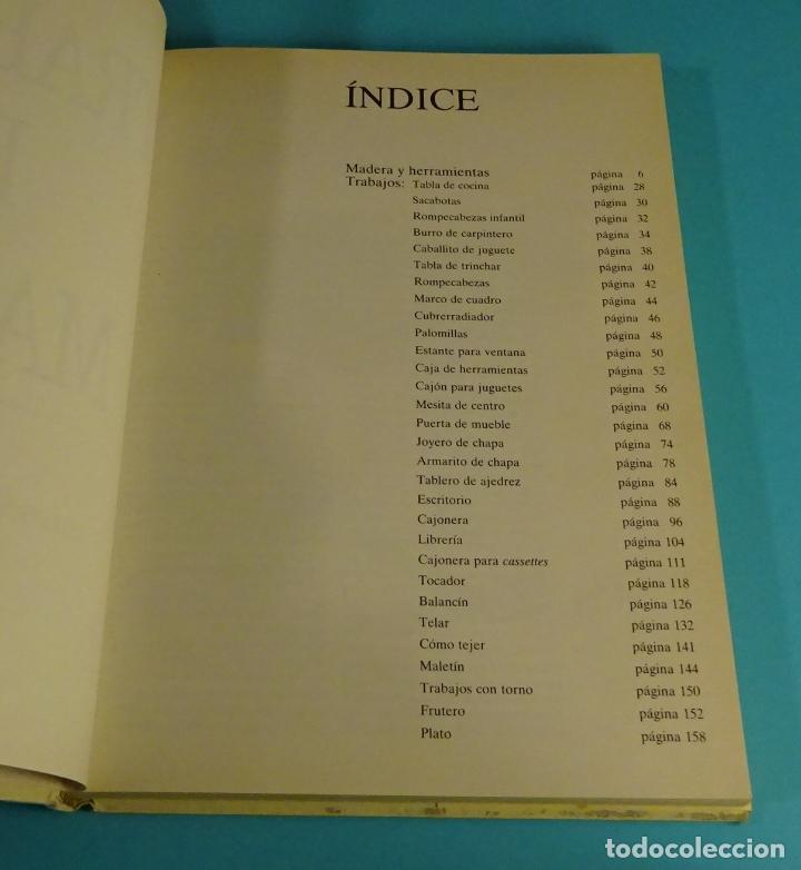 Libros de segunda mano: TRABAJOS EN MADERA. ILUSTRADOS PASO A PASO. GOSTA VASS - Foto 2