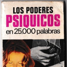 Libros de segunda mano: MINI-LIBRO - LOS PODERES PSIQUICOS EN 25.000 PALABRAS - L SUREDA - BRUGUERA Nº 35 1973
