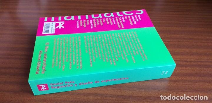 Libros de segunda mano: Regresi&oacute;n y dise&ntilde;o de experimentos --- Daniel Pe&ntilde;a - Foto 3