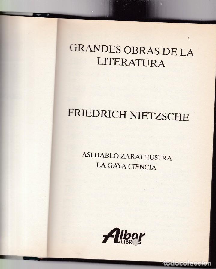 Libros de segunda mano: FIEDRICH NIETZSCHE - ALBOR LIBROS 2002 / MADRID - Foto 2