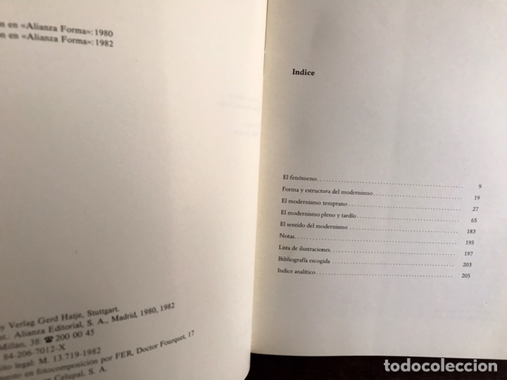 Libros de segunda mano: El modernismo. Robert Schmutzler. Alianza forma 12 - Foto 4
