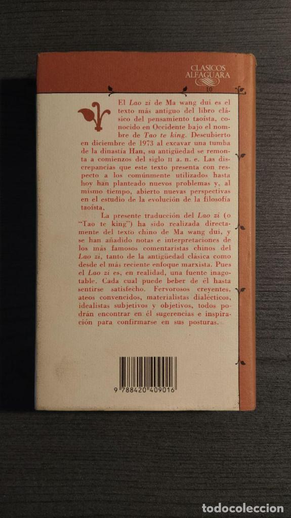 Libros de segunda mano: LAO ZI. (EL LIBRO DEL TAO). EDICION BILING&Uuml;E. ALFAGUARA 1990. - Foto 3