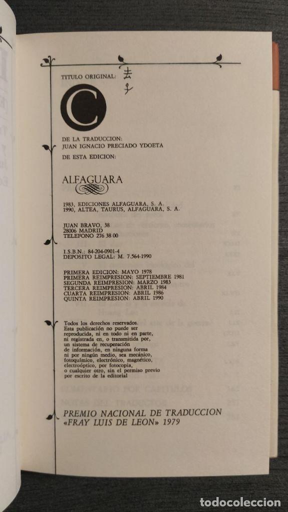 Libros de segunda mano: LAO ZI. (EL LIBRO DEL TAO). EDICION BILING&Uuml;E. ALFAGUARA 1990. - Foto 6